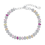 [Clover Jewelry]Strahlendes, farbenfrohes, rundes Alltagsarmband