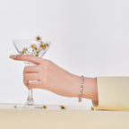 [Clover Jewelry]Dazzling Radiant Multi Cut Daily Bracelet