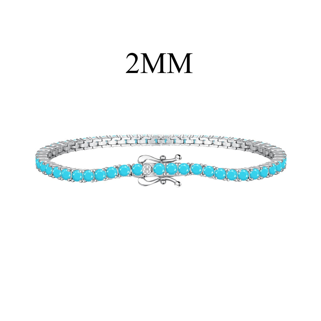 [Clover Jewelry]Dazzling Exquisite Round Cut Daily Bracelet