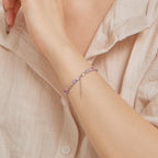 [Clover Jewelry]Aufwendiges buntes Armband in Blumenform für Partys