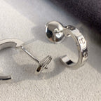 [Clover Jewelry]LIEBESOHRRINGE 2,65 MM SILBER