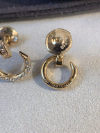 [Clover Jewelry]JUSTE EARRINGS GOLD DIAMONDS