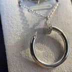[Clover Jewelry]JUSTE NECKLACE SILVER