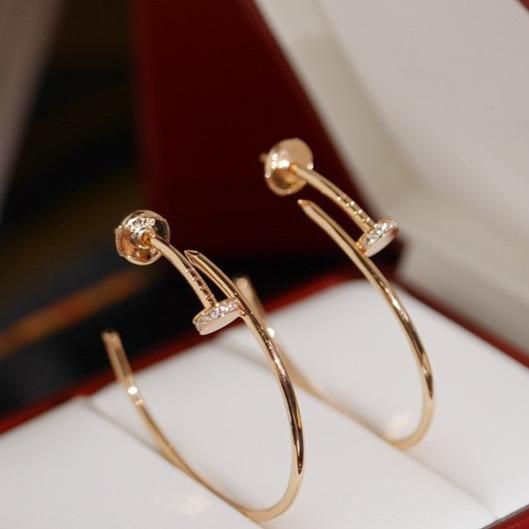 [Clover Jewelry]JUSTE EARRINGS DIAMONDS 1.8MM