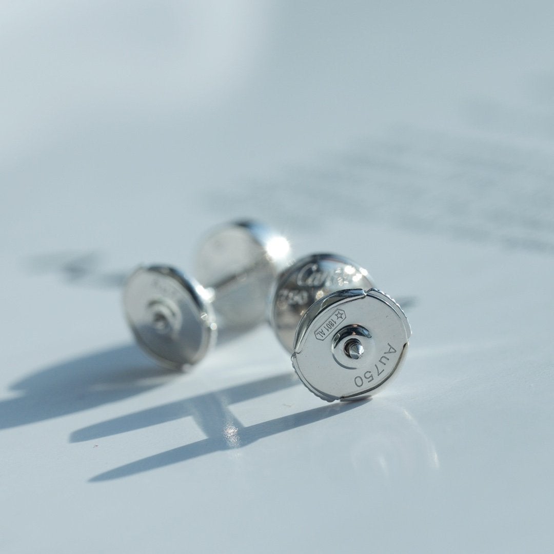 [Clover Jewelry]LOVE EARRINGS SILVER 10MM