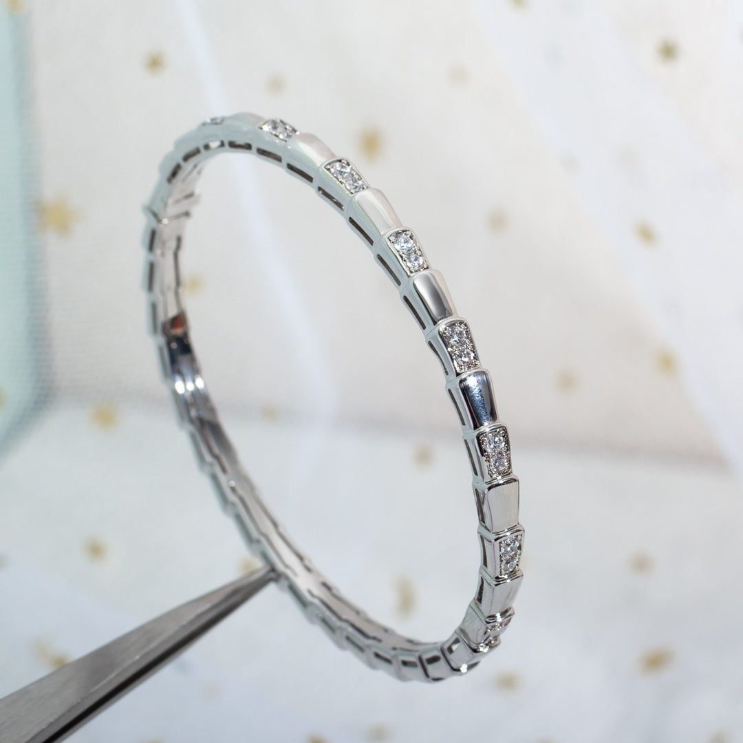 [Clover Jewelry]SERPENTI BRACELET SILVER DIAMOND