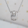[Clover Jewelry]PARENTESI NECKLACE SILVER DIAMOND