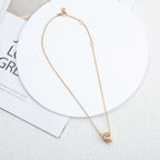 [Clover Jewelry]PARENTESI-HALSKETTE ROSÉGOLD DIAMANT
