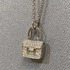 [Clover Jewelry]CONSTANCE PEDANT DIAMOND NECKLACE