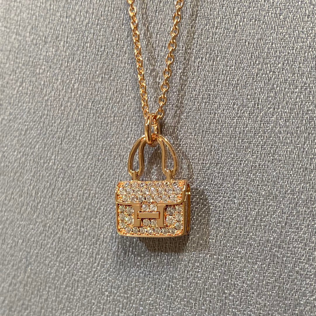 [Clover Jewelry]CONSTANCE PEDANT DIAMOND NECKLACE