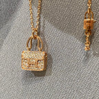 [Clover Jewelry]CONSTANCE PEDANT DIAMOND NECKLACE