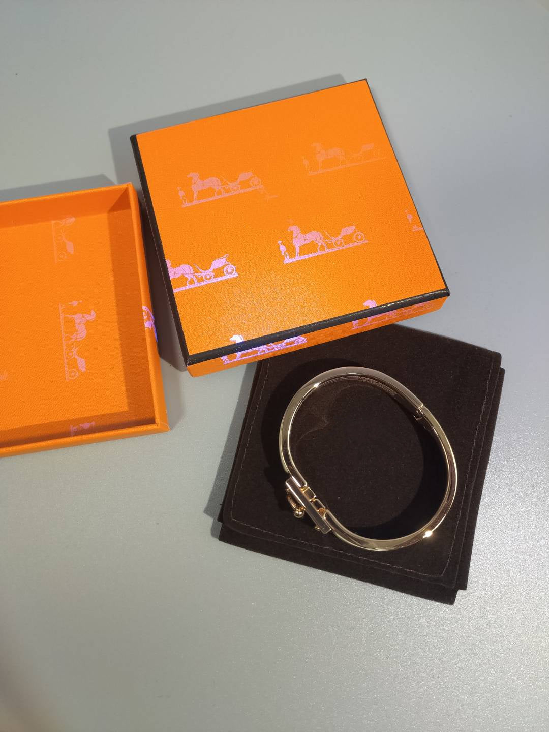 [Clover Jewelry]H ORANGE BRACELET