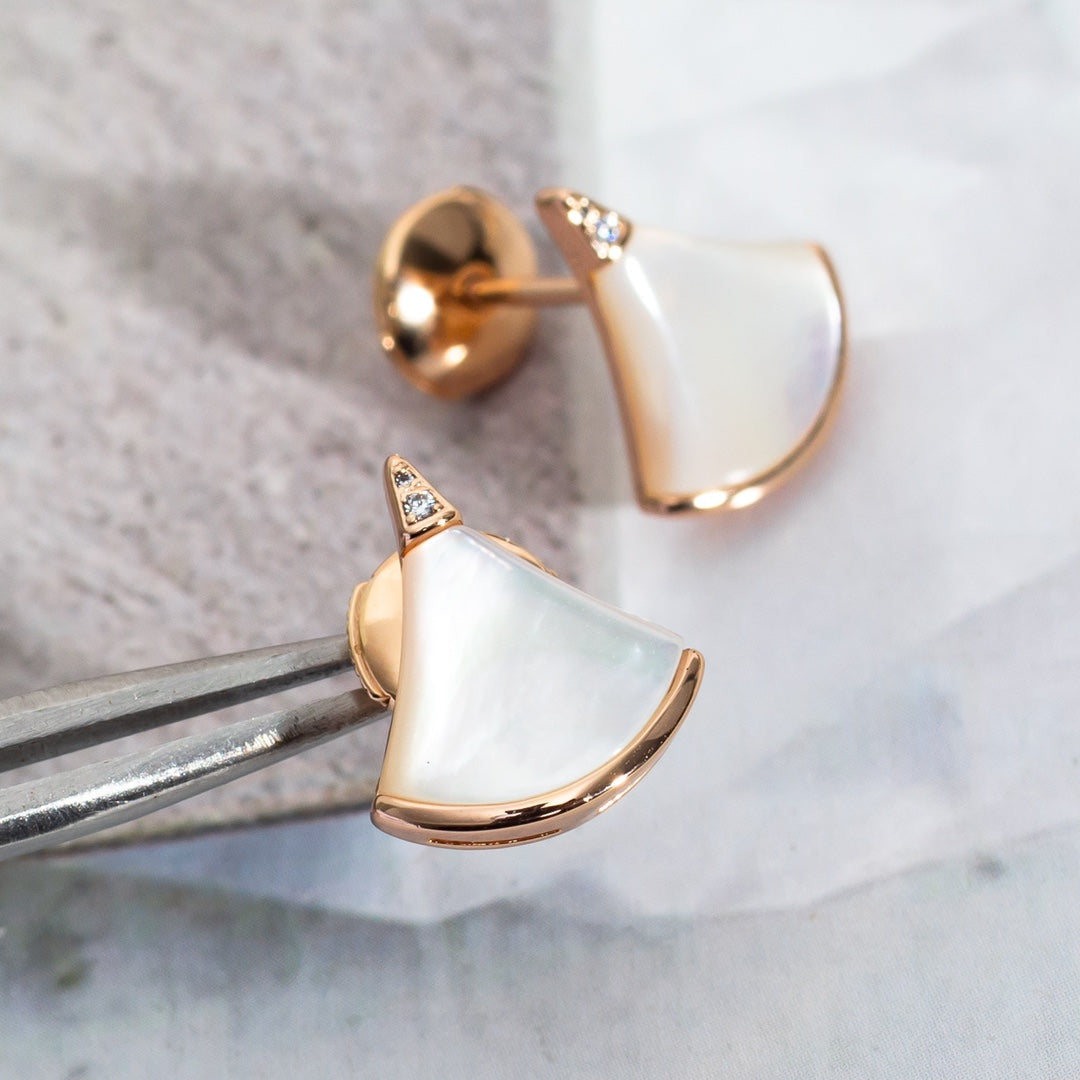 [Clover Jewelry]DIVAS DREAM EARRINGS PINK GOLD
