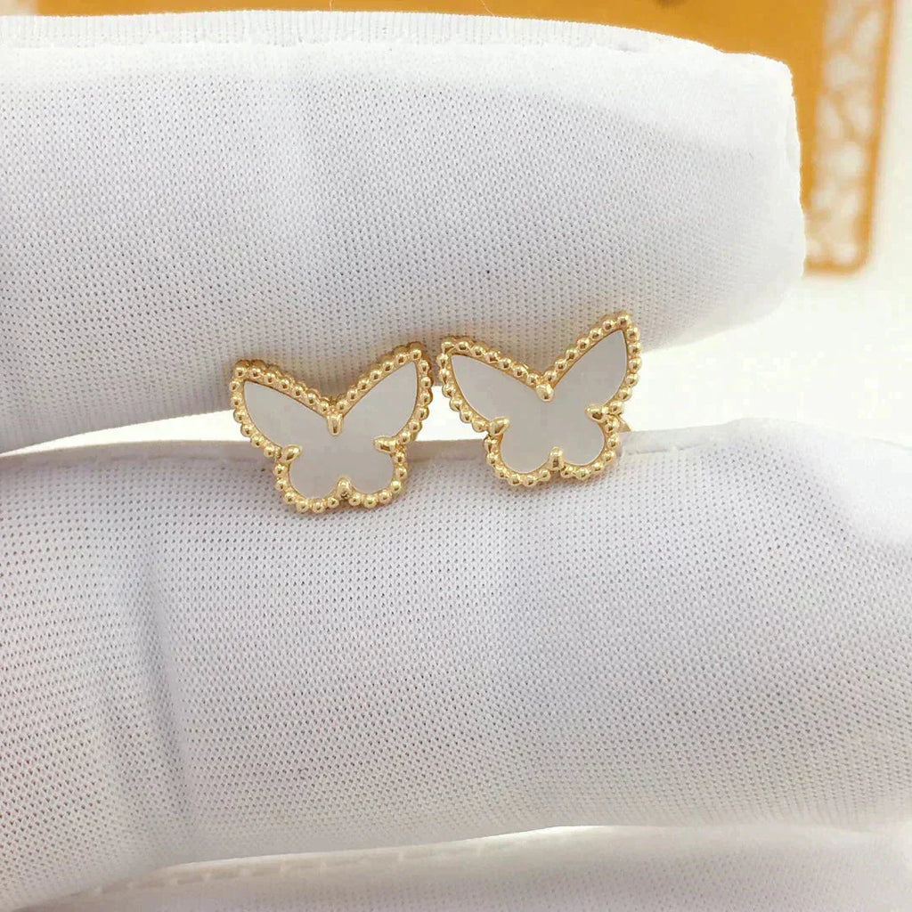 [Clover Jewelry]SWEET BUTTERFLY MOP EARSTUDS