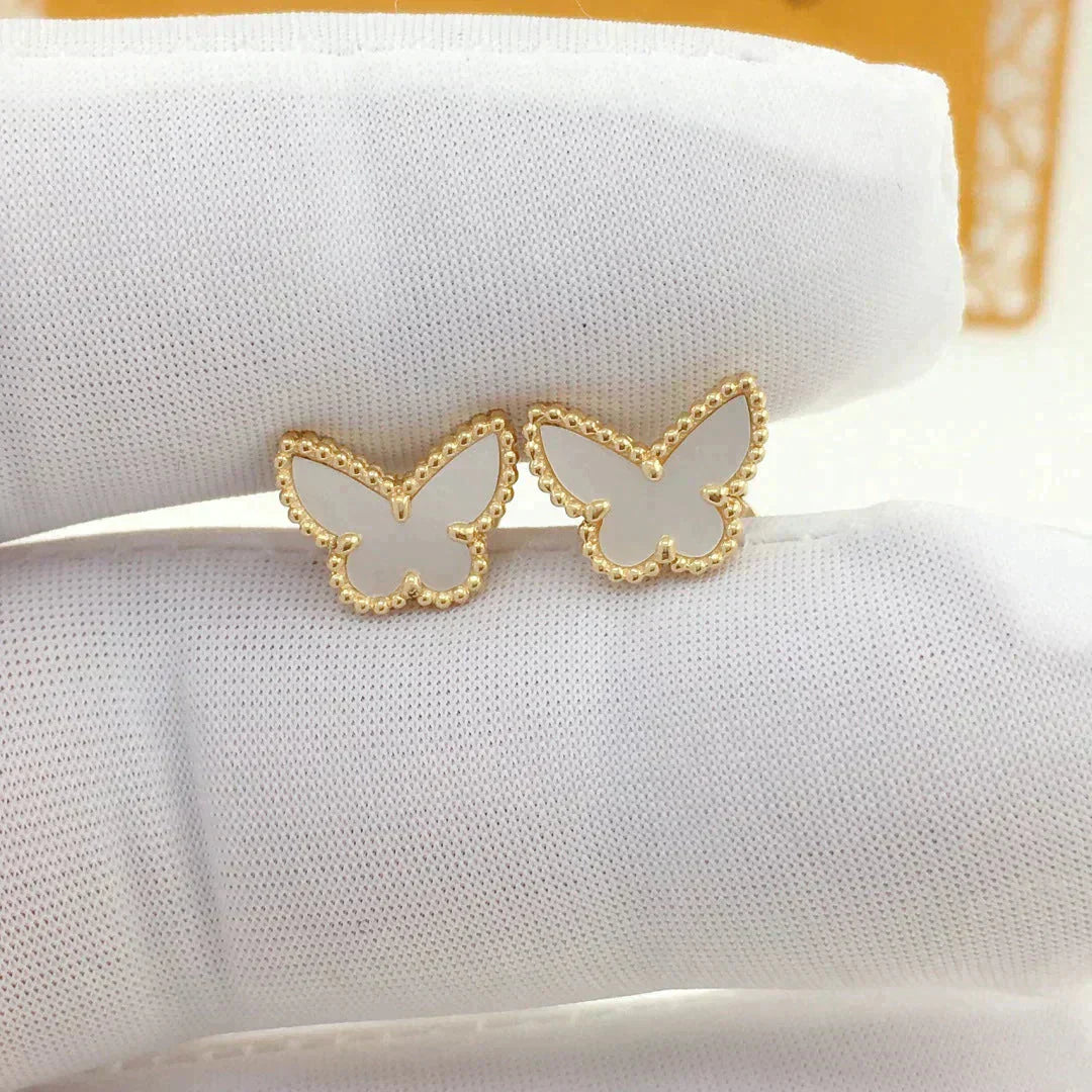 [Clover Jewelry]SWEET BUTTERFLY MOP EARSTUDS