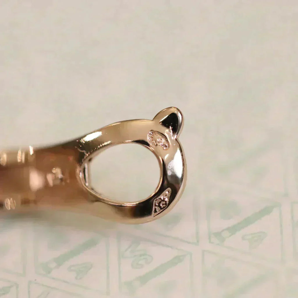 [Clover Jewelry]CLOVER MEDIUM 1 MOTIFS FUll DIAMOND EARRINGS