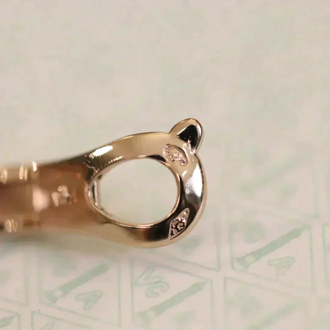 [Clover Jewelry]CLOVER MEDIUM 1 MOTIFS FUll DIAMOND EARRINGS