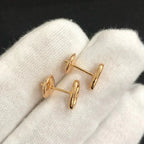 [Clover Jewelry]CHAINE SMALL EARRINGS GOLD AND SILVER