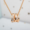 [Clover Jewelry]SERPENTI ROSÉGOLD-HALSKETTE DIAMANT