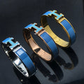 [Clover Jewelry]H ARMBAND BLAU REGENBOGEN KERAMIK