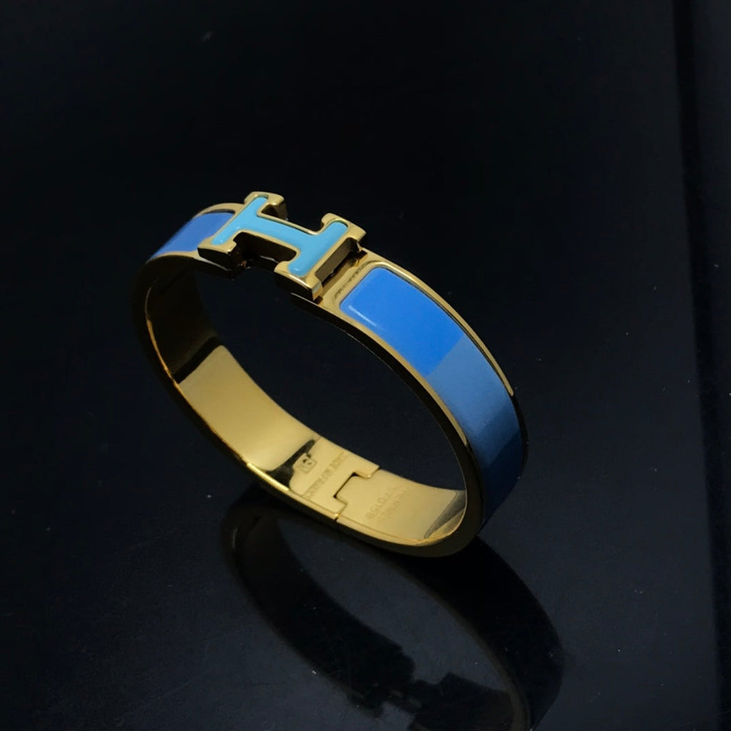 [Clover Jewelry]H ARMBAND BLAU REGENBOGEN KERAMIK
