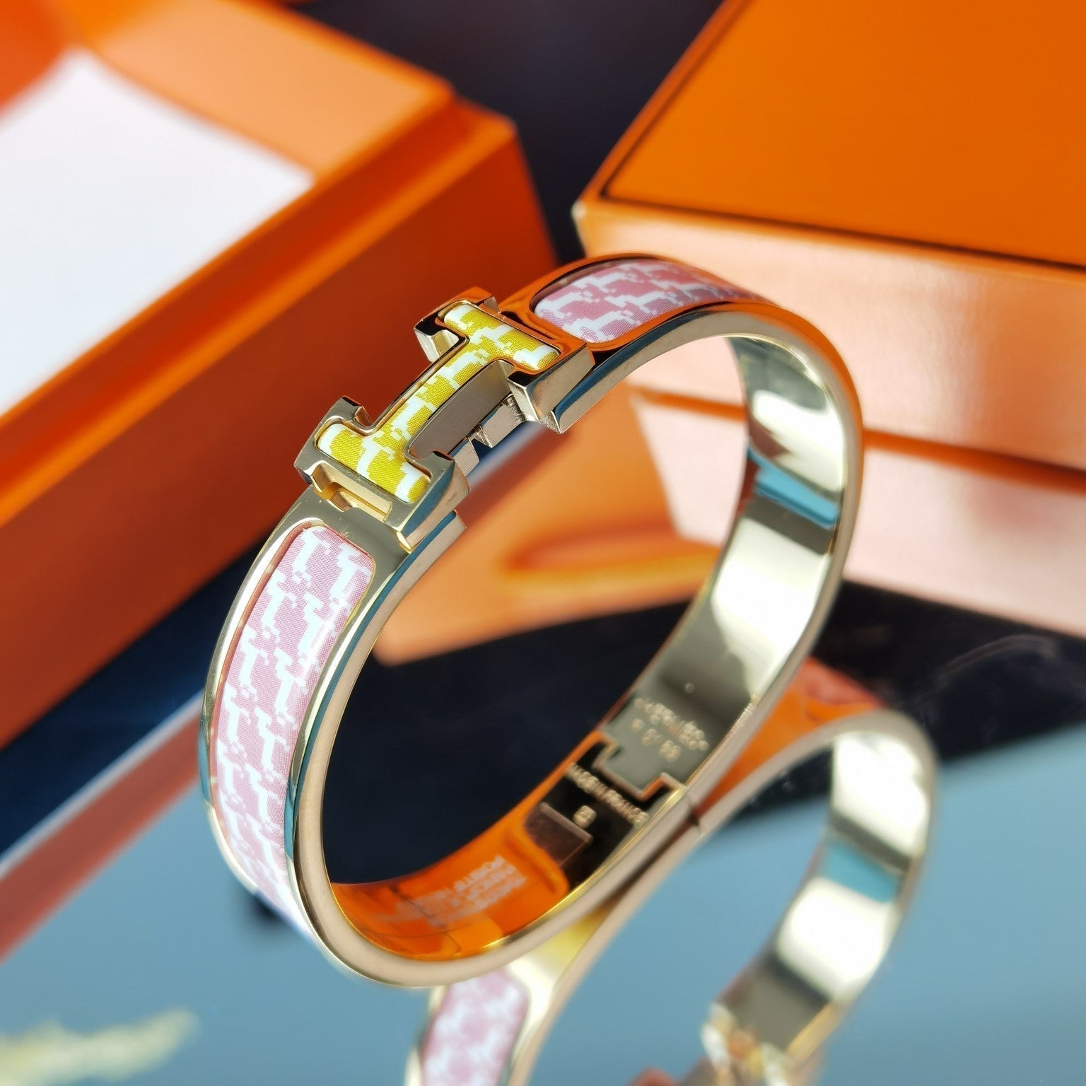[Clover Jewelry]H HORSE BRACELET 12MM