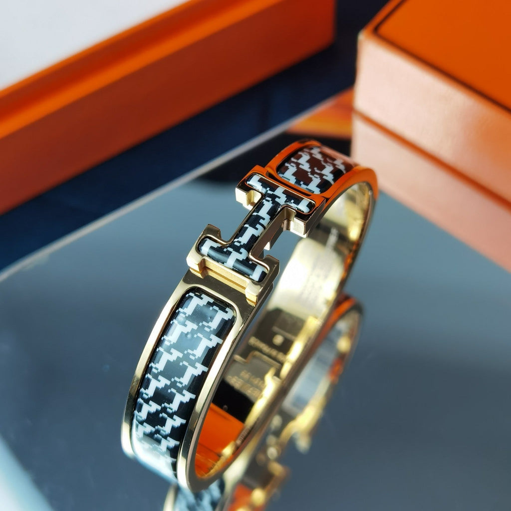[Clover Jewelry]H HORSE BRACELET 12MM