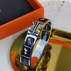 [Clover Jewelry]H COUVERTURES DUNKELBLAUES ARMBAND