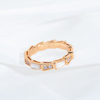 [Clover Jewelry]SERPENTI RING PINK GOLD DIAMOND MOP 3MM