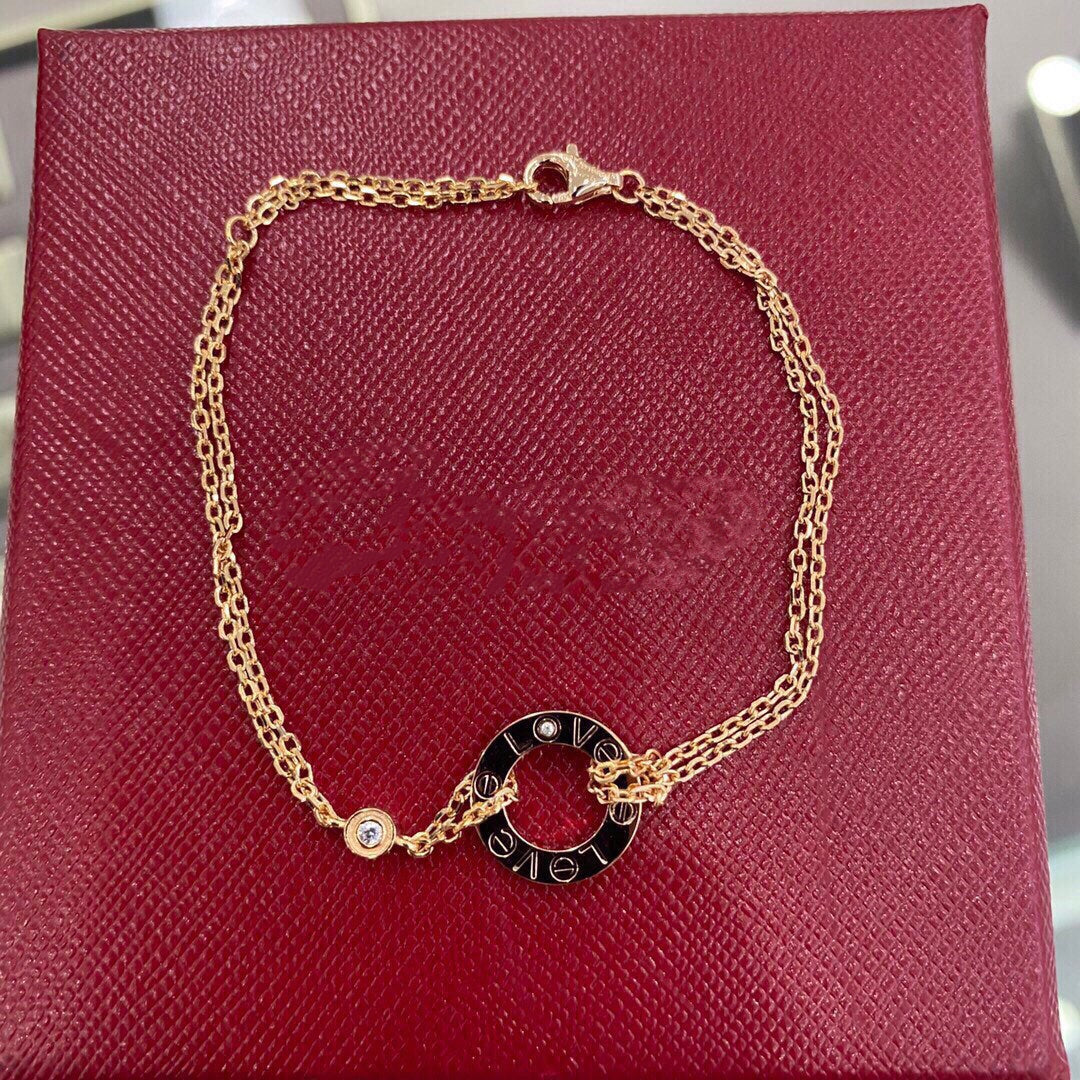 [Clover Jewelry]LOVE BRACELET 2 DIAMOND
