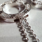 [Clover Jewelry]LOVE NECKLACE ADJUSTABLE SILVER