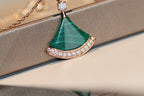 [Clover Jewelry]DREAM NECKLACE MALACHITE DIAMOND