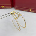 [Clover Jewelry]JUSTE EARRINGS FULL DIAMONDS 1.8MM