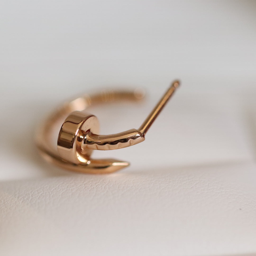 [Clover Jewelry]JUSTE EARRINGS PINK GOLD