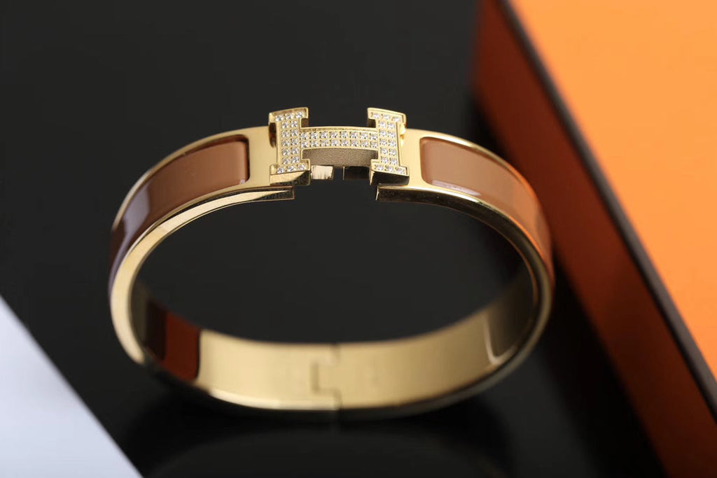 [Clover Jewelry]H BRACELET GOLD DIAMOND