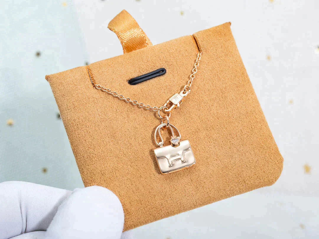 [Clover Jewelry]AMULETTE PEDANT ROSE GOLD NECKLACE