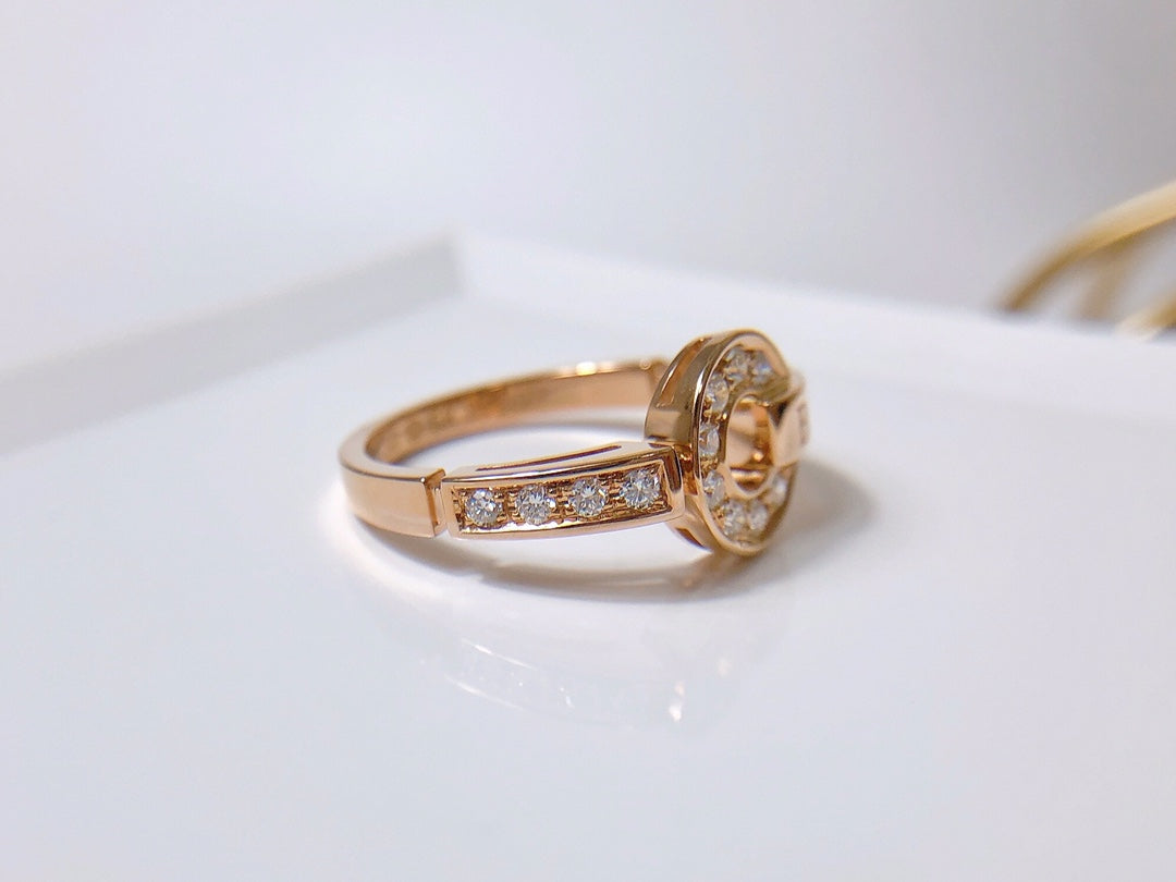 [Clover Jewelry]DREAM RING DIAMOND PINK GOLD