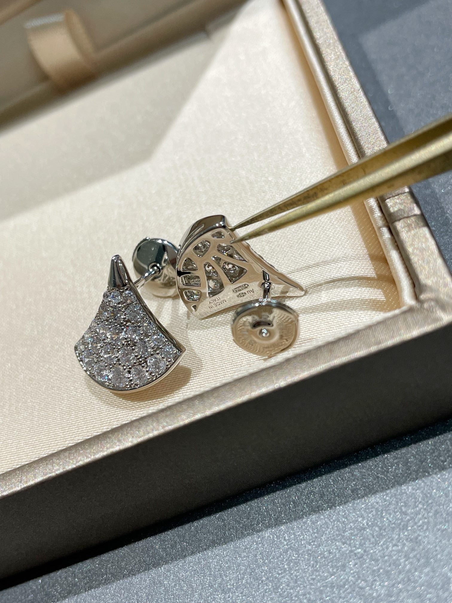 [Clover Jewelry]DREAM STUD EARRINGS DIAMOND