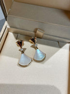 [Clover Jewelry]DREAM MOP 1 DIAMOND EARRINGS