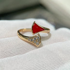 [Clover Jewelry]DREAM RING PINK GOLD DIAMOND