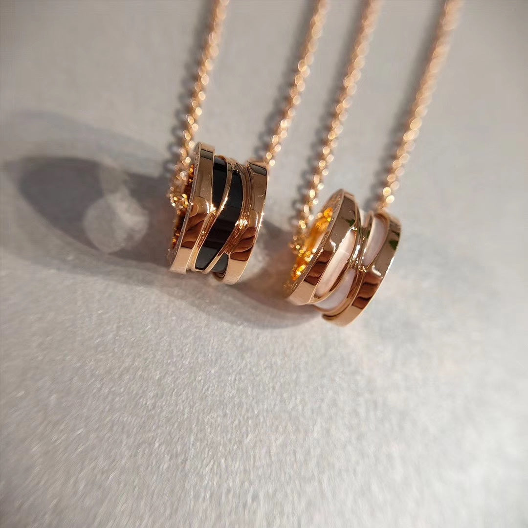 [Clover Jewelry]ZERO 1 NECKLACE PINK GOLD