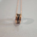 [Clover Jewelry]ZERO 1 NECKLACE PINK GOLD