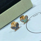 [Clover Jewelry]BUTTERFLY DARK MOP  EARRINGS