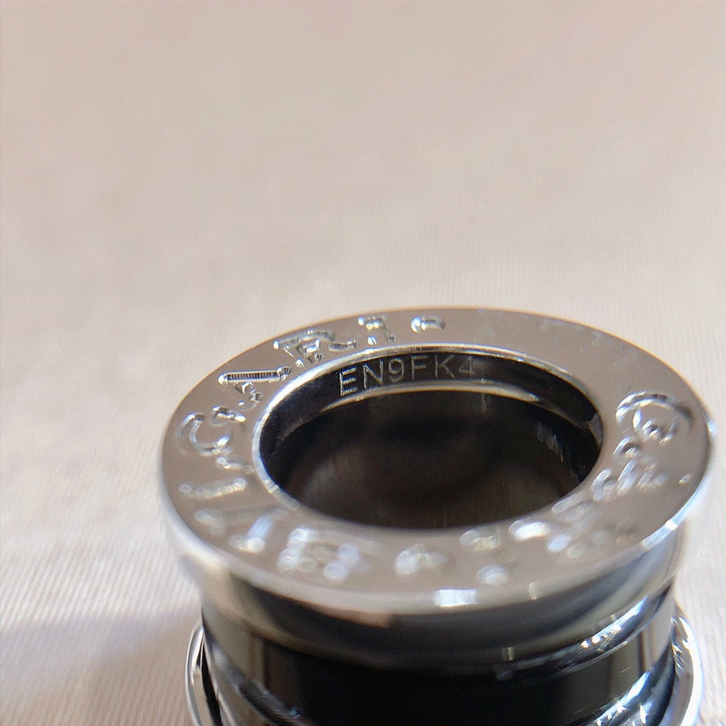 [Clover Jewelry]ZERO 1 BLACK CERAMIC SILVER NECKLACE