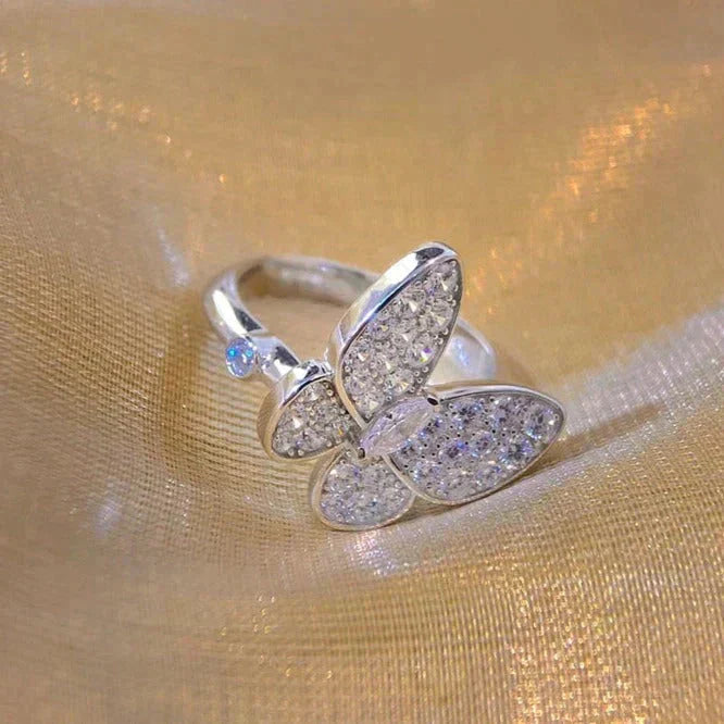 [Clover Jewelry]BUTTERFLY DIAMOND RING