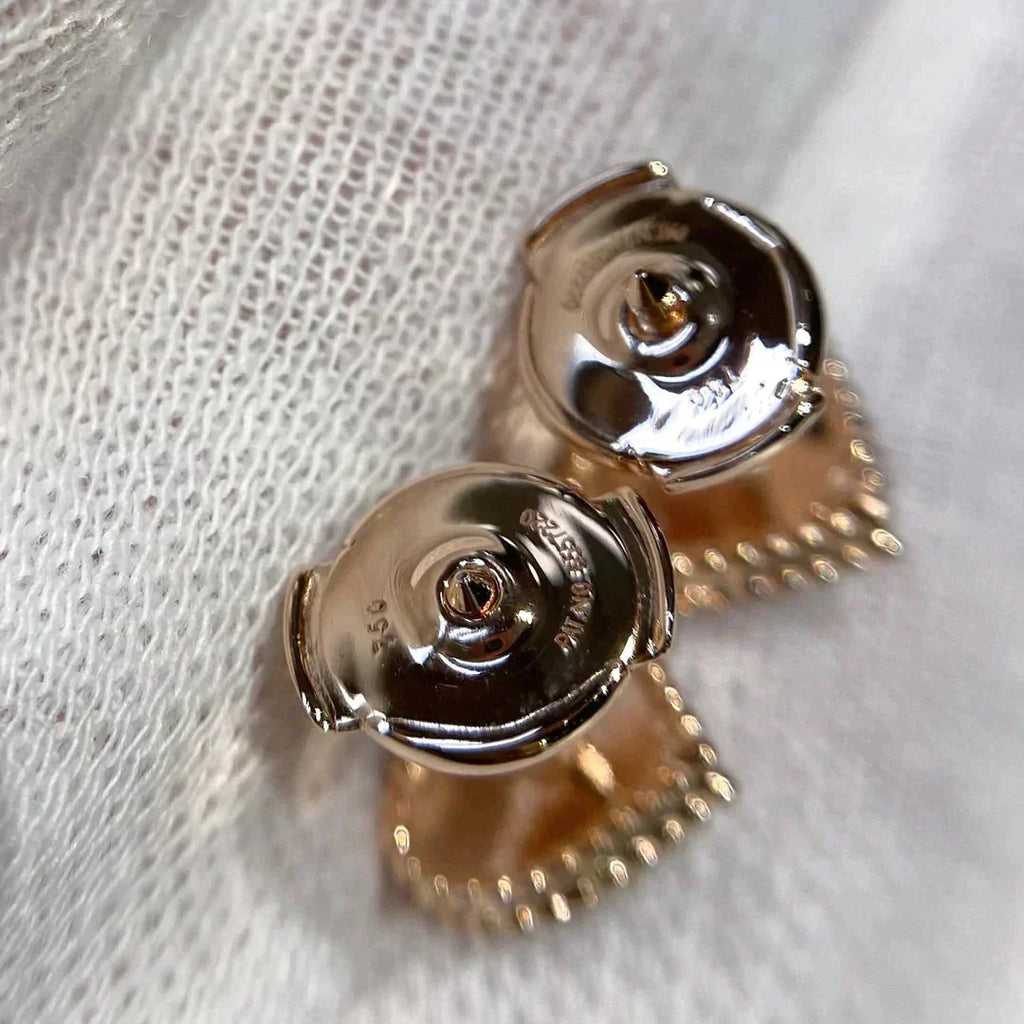 [Clover Jewelry]HEART CARNELIAN STUD EARRINGS