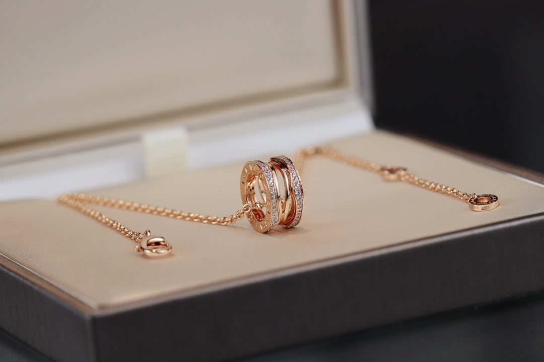 [Clover Jewelry]ZERO 1 PINK GOLD NECKLACE