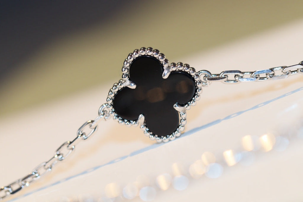 [Clover Jewelry]CLOVER 20 MOTIFS ONYX DIAMOND SILVER