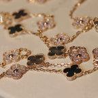 [Clover Jewelry]CLOVER 20 MOTIFS DARK MOP DIAMOND HALSKEJTE
