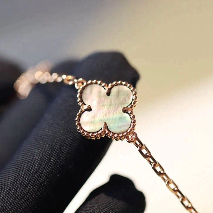 [Clover Jewelry]CLOVER 20 MOTIFS DARK MOP DIAMOND HALSKEJTE